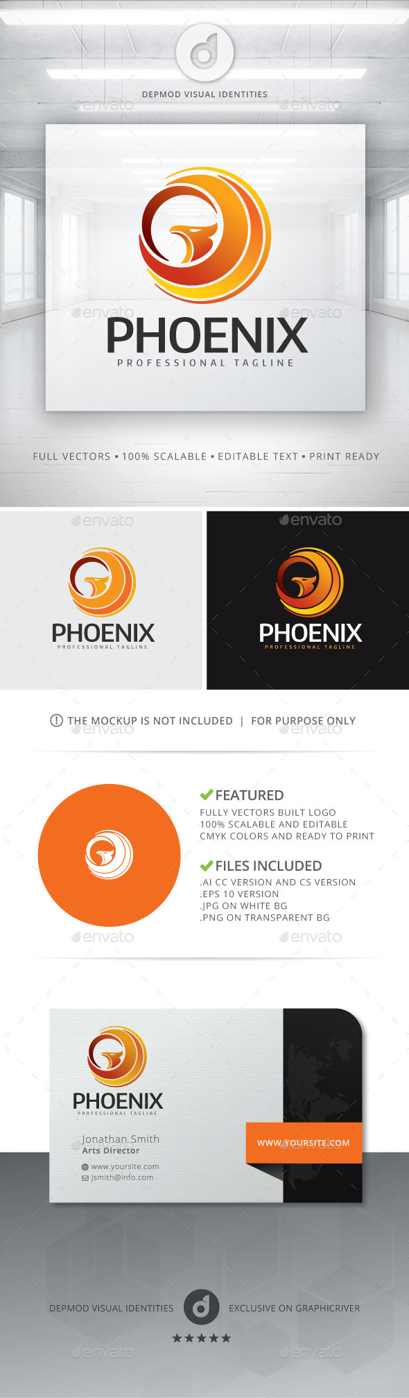 Phoenix Logo - Symbols Logo Templates