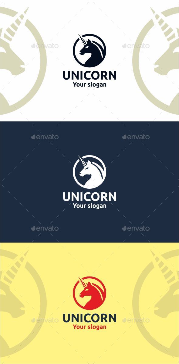 Unicorn - Animals Logo Templates