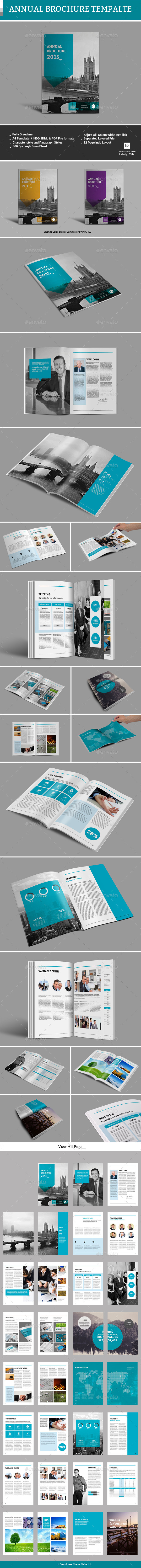 Annual Brochure Template - Informational Brochures