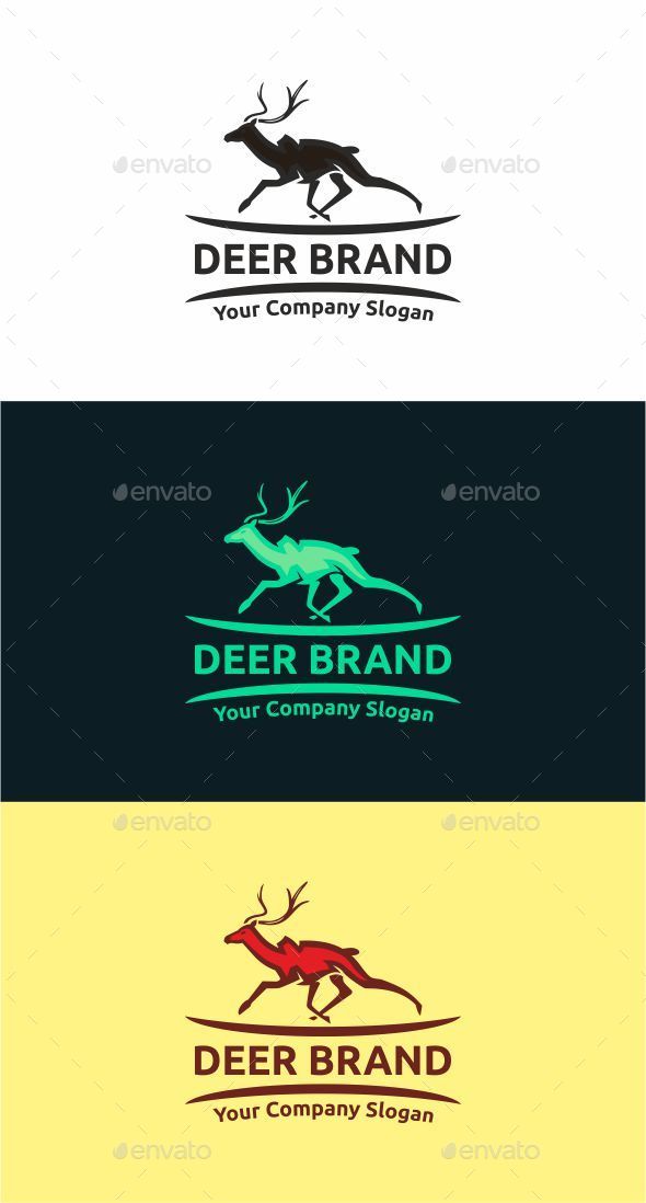 Deer Brand - Animals Logo Templates