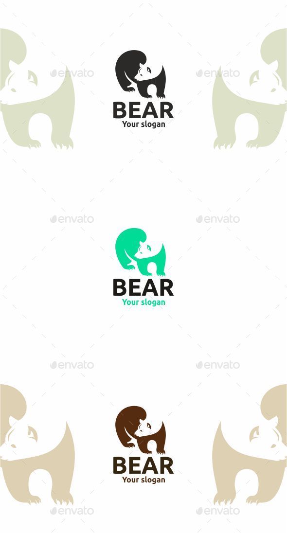 Bear - Animals Logo Templates