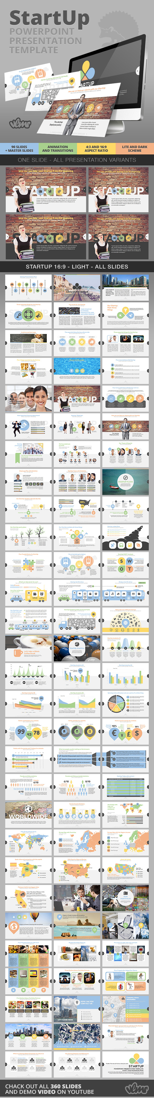 StartUp PowerPoint Presentation Template - Business PowerPoint Templates