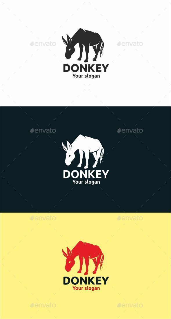 Donkey - Animals Logo Templates