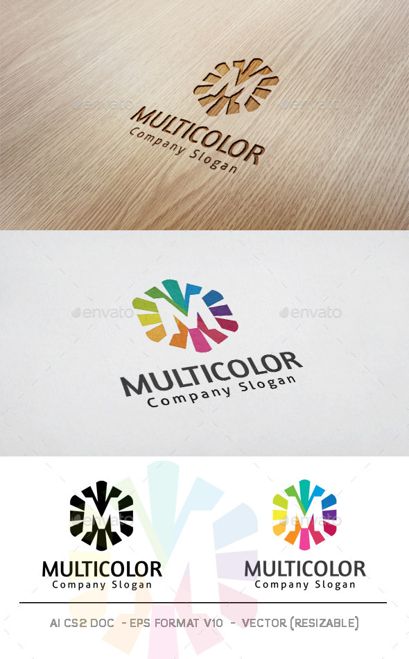 Multicolor Logo - Letters Logo Templates