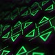 Abstract Background With Green Neon Glowing Triangles - VideoHive Item for Sale