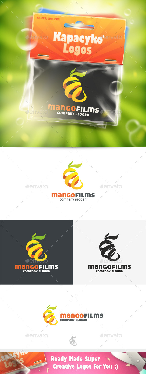 Mango Films Logo - Abstract Logo Templates
