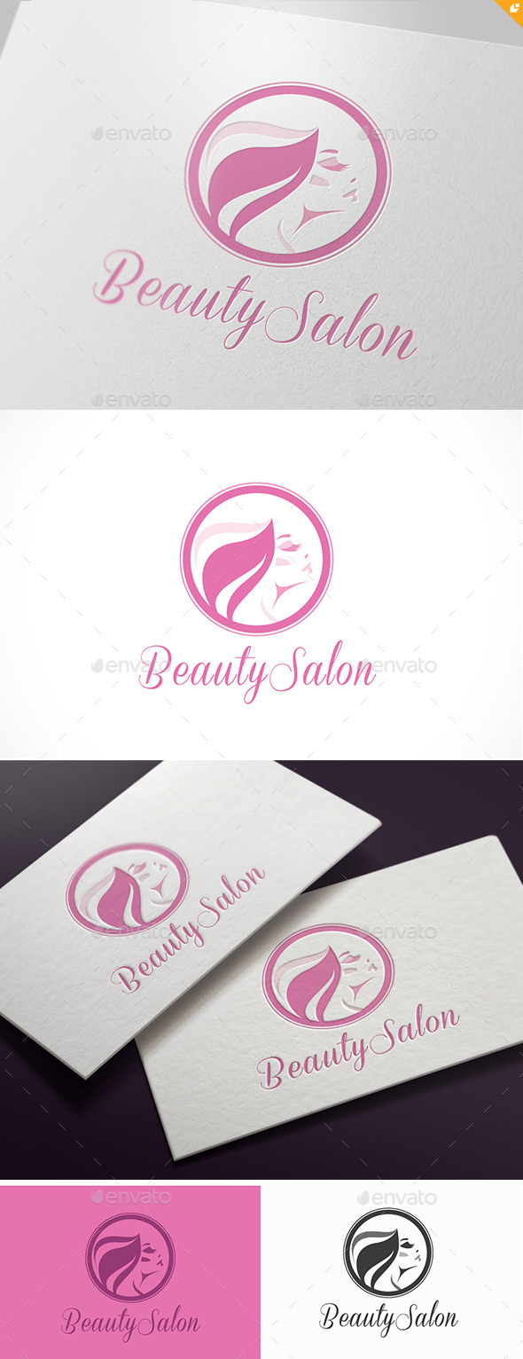 Beauty Salon Logo - Humans Logo Templates