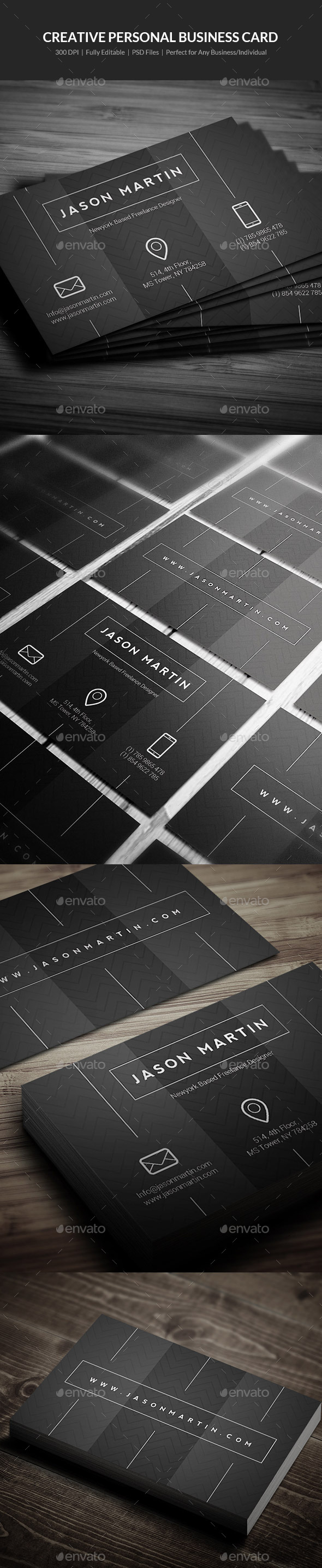 Creative Personal Business Card - 16 - Creative Business Cards