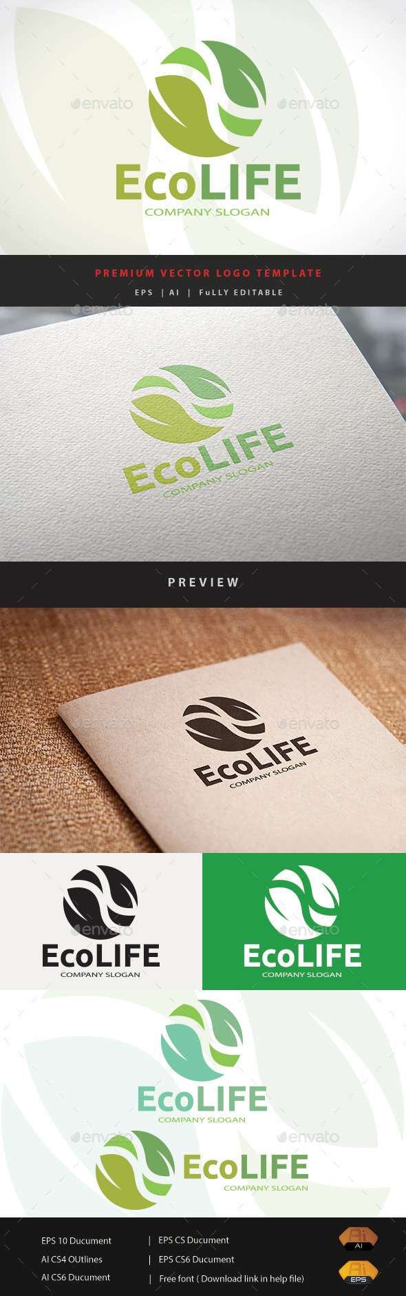 Eco Life - Nature Logo Templates