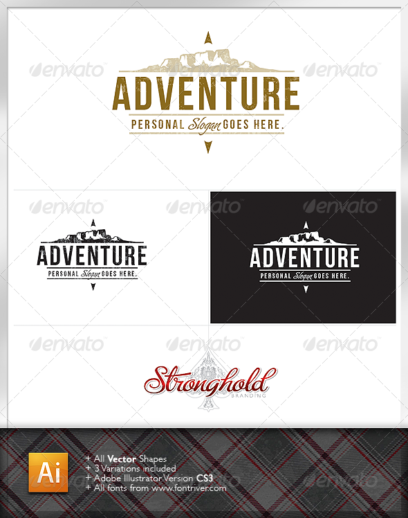 Adventure Mountain Logo - Nature Logo Templates