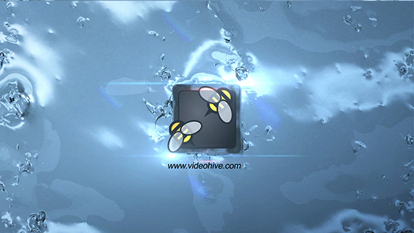 Water Splash Logo - VideoHive 11713332