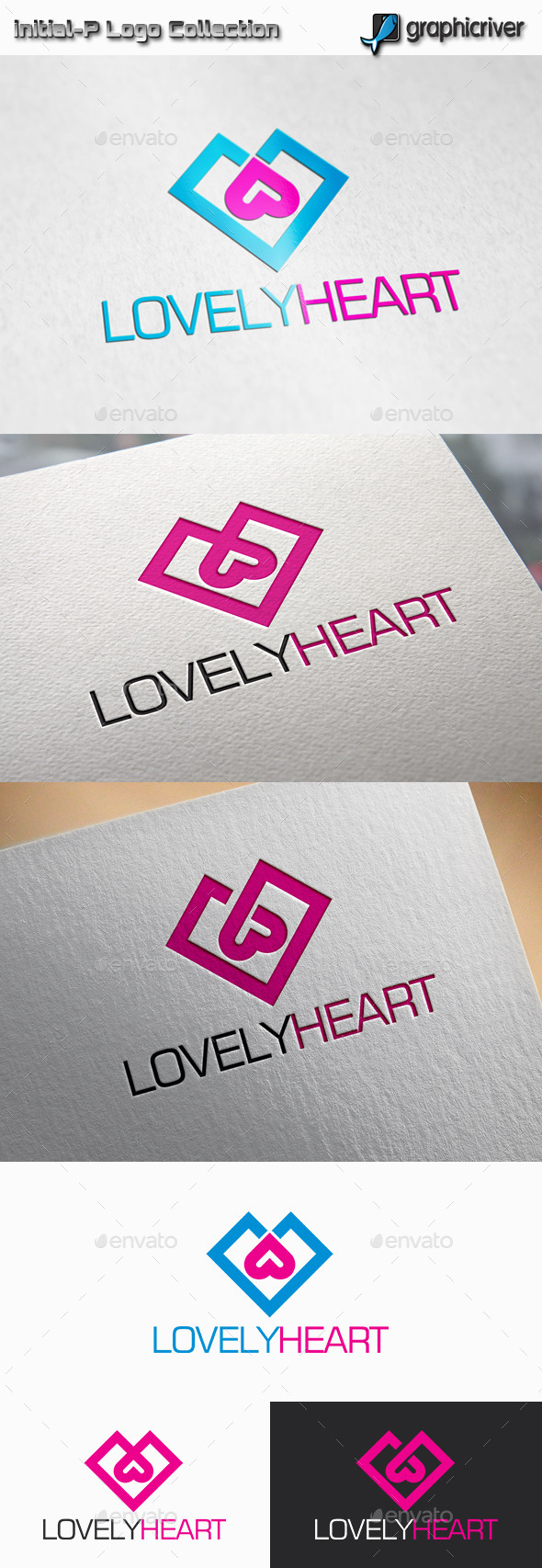 lovely Heart Logo - Abstract Logo Templates