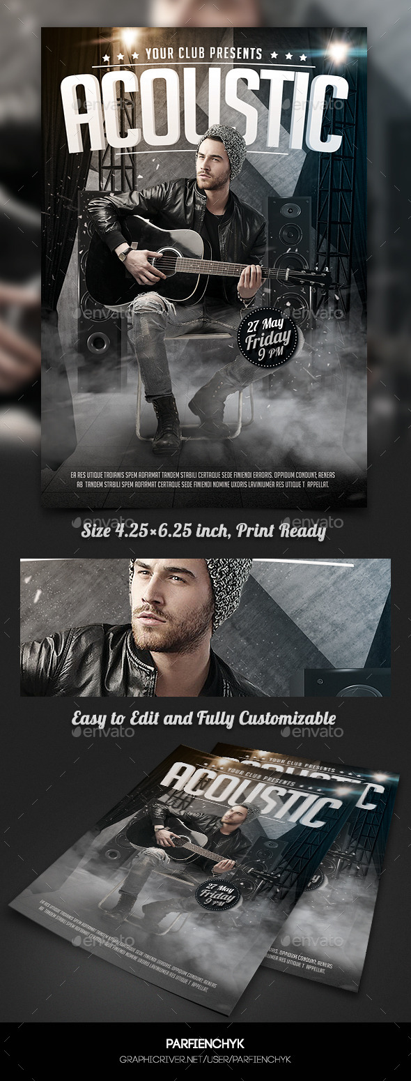 Music Concert Flyer Template - Events Flyers
