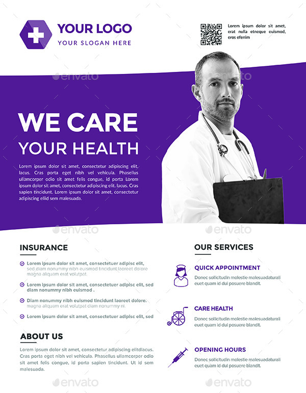 Medical Flyers Templates 3, Print Templates | GraphicRiver