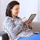 Young Woman Relaxing with Tablet Computer 2 - VideoHive Item for Sale