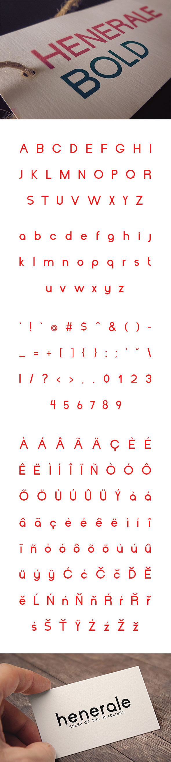 Henerale Bold - Sans-Serif Fonts