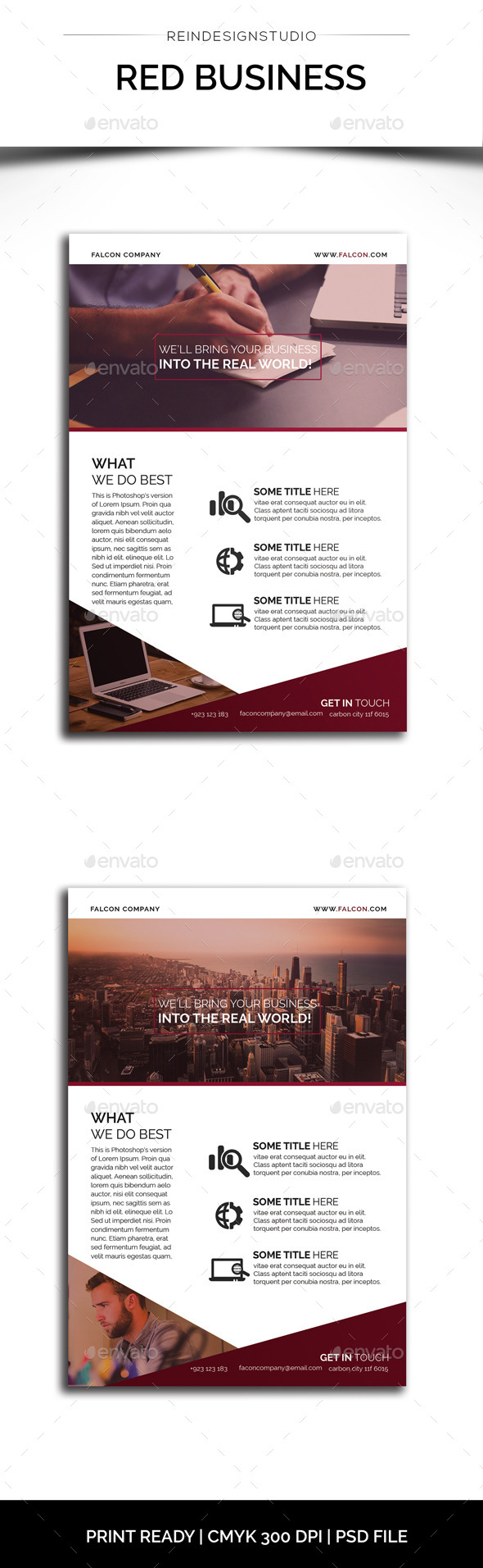 Red Business Flyer - Corporate Flyers