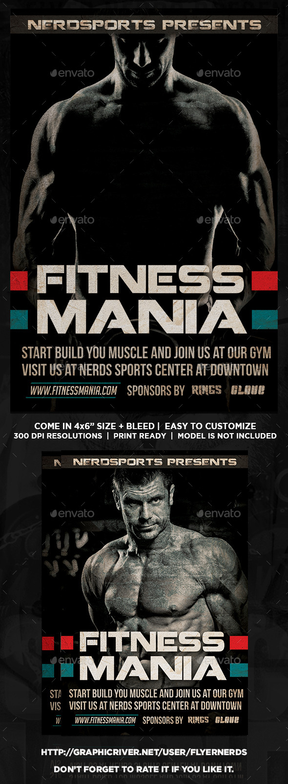 Fitness Mania Sports Flyer - Sports Events