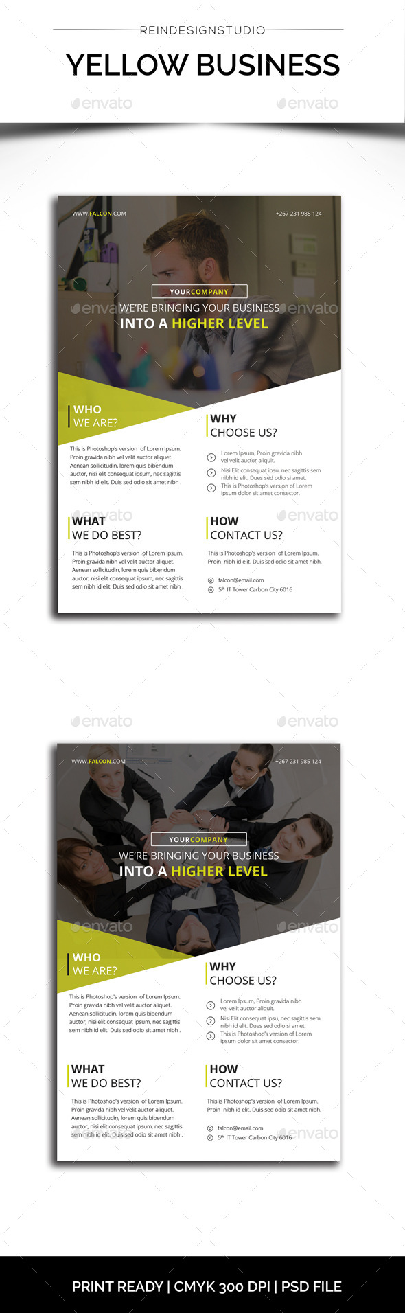 Yellow Business Flyer - Corporate Flyers