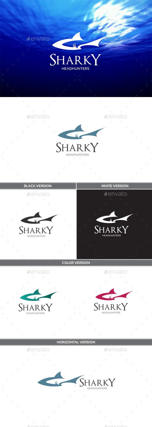 Sharky - Animals Logo Templates
