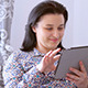 Young Woman Relaxing with Tablet Computer  - VideoHive Item for Sale