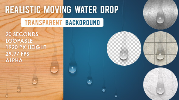 Moving Water Drop