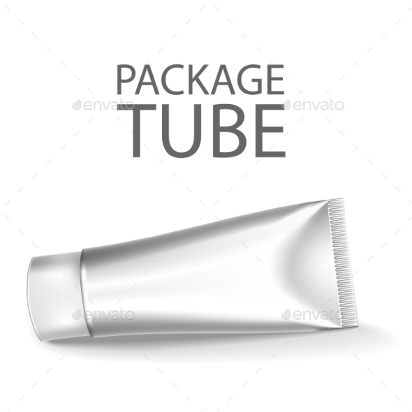Blank Cosmetics Packages, Tube Template - Objects Vectors