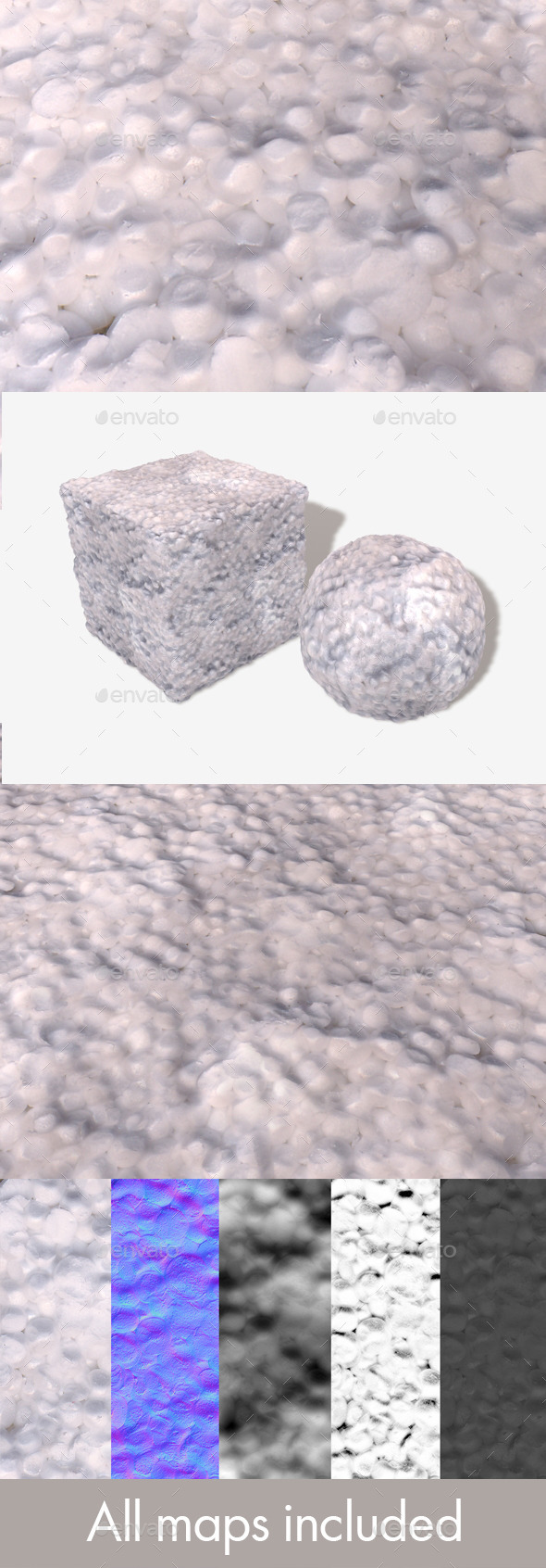 Polystyrene Broken Seamless - 3Docean 11786754