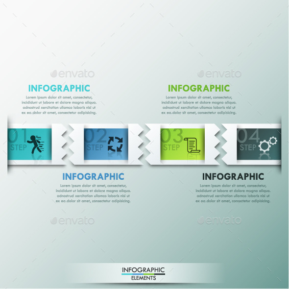 Modern Infographics Paper Template - Infographics