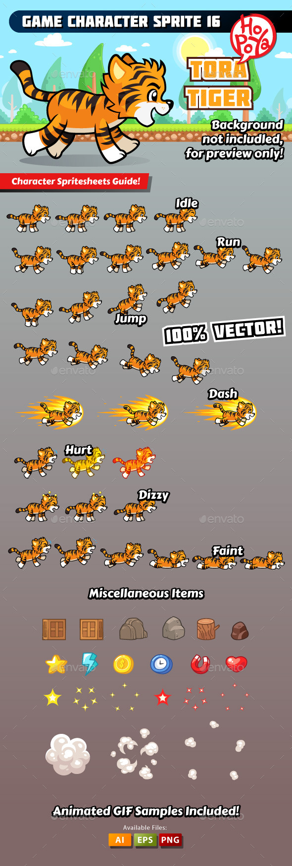 Game Character Sprite 16 - Sprites Game Assets