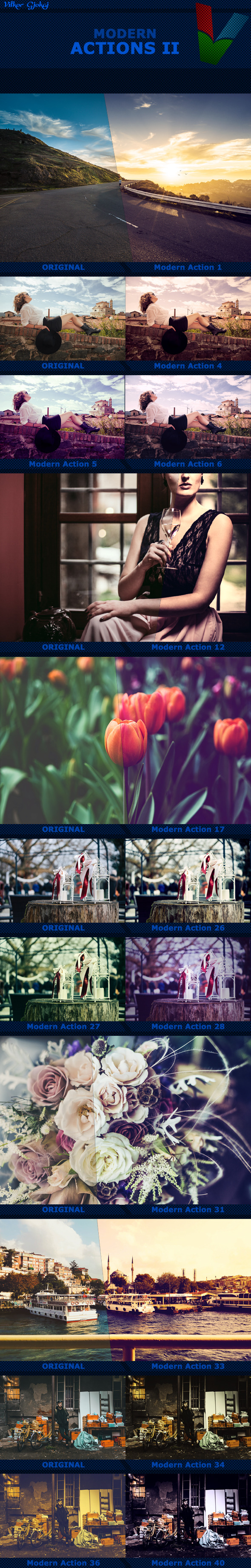 Modern Photoshop Actions II - Photo Effects Actions
