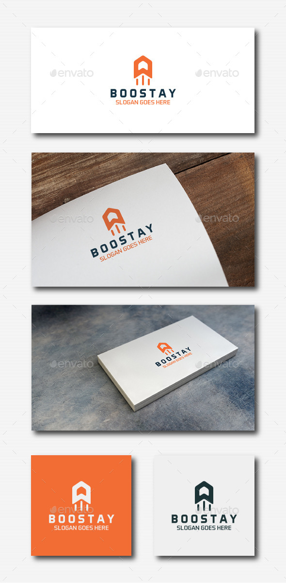 Boostay - Letter A Logo - Abstract Logo Templates