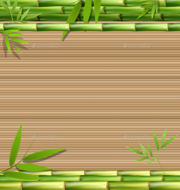 green bamboo grass on brown background by makkuro gl graphicriver green bamboo grass on brown background