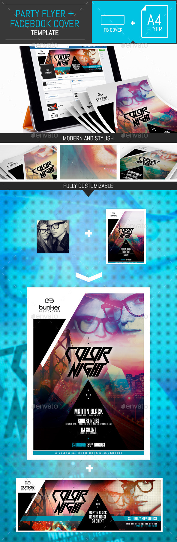 Dj Party Flyer/Poster Templates - Clubs & Parties Events