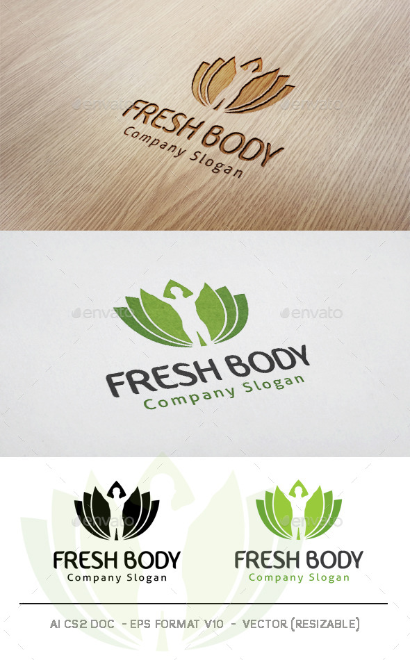 Fresh Body Logo - Humans Logo Templates