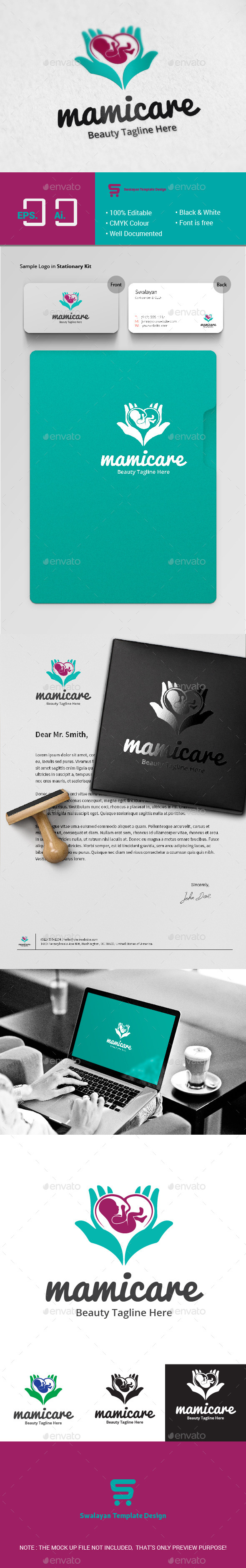 Mamicare Logo - Symbols Logo Templates