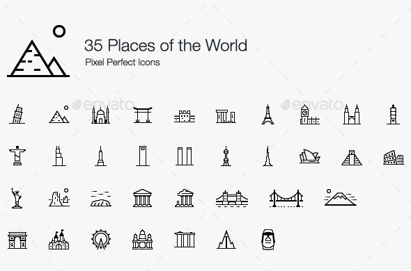 Places of the World - Icons
