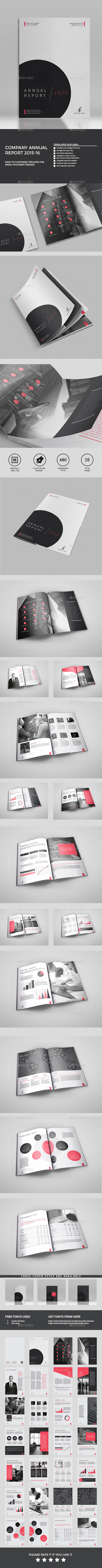 Annual Report - Brochures Print Templates