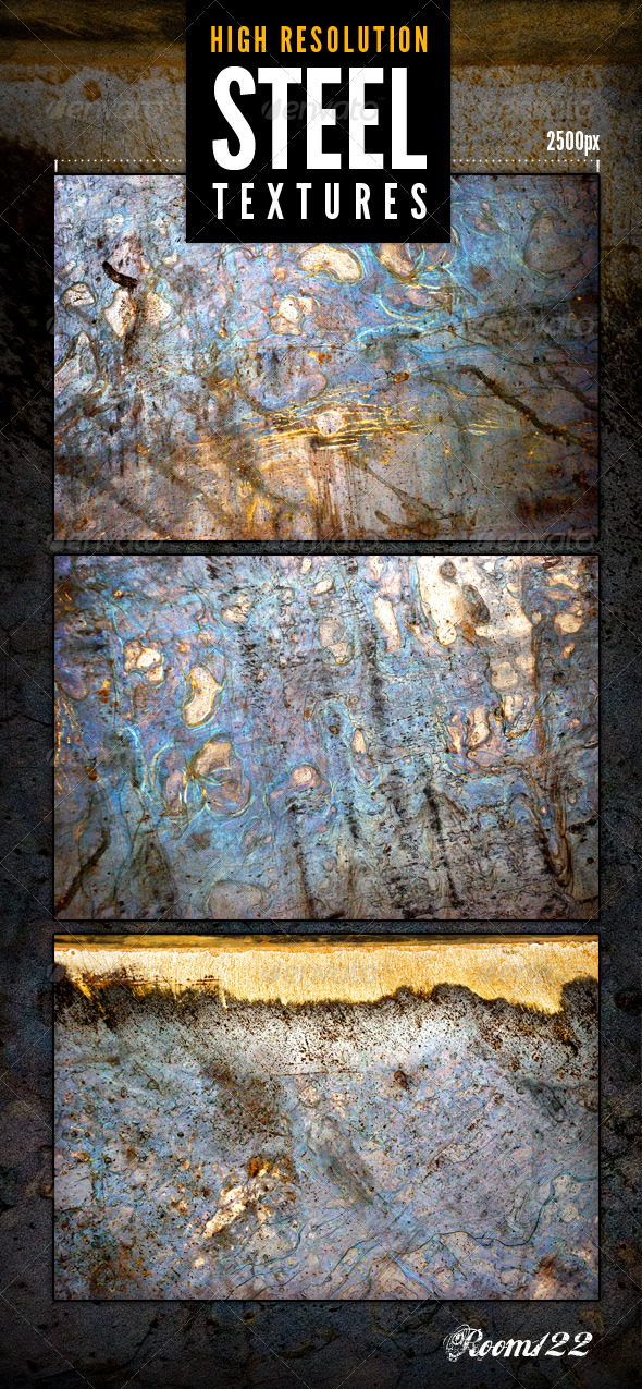 Industrial Grunge Steel Textures - Metal Textures