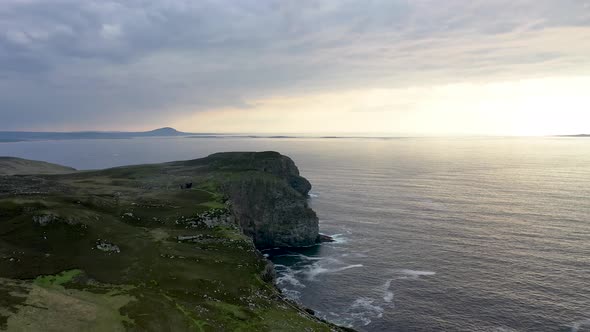 Aerial View of the Cliffs at Horn Head Dunfanaghy  County Donegal Ireland alt