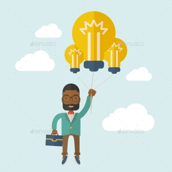 Businessman Carrying a Briefcase - Concepts Business