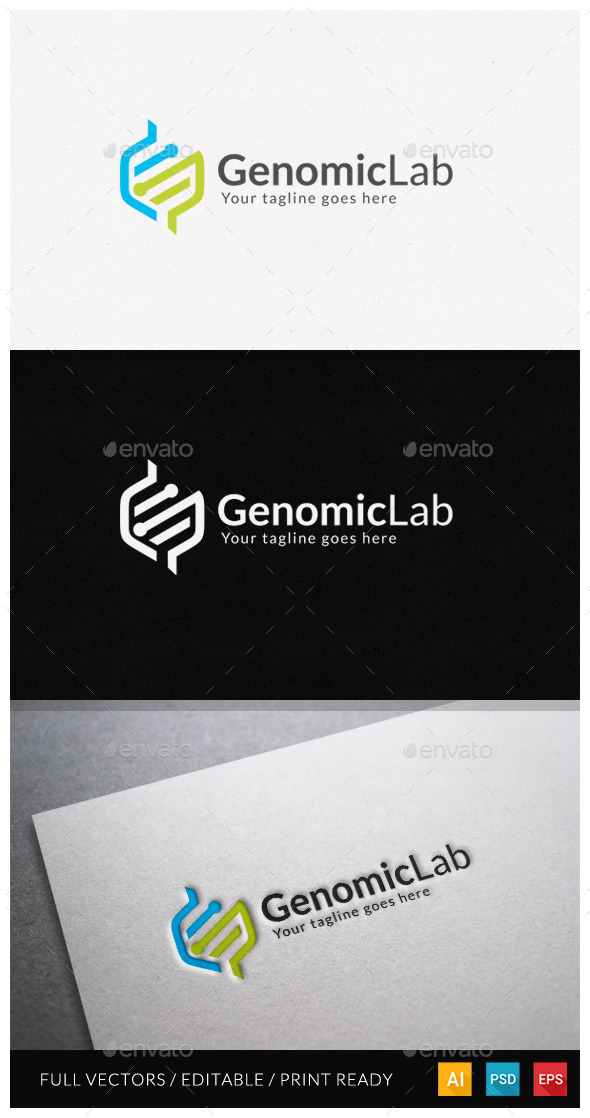 Genomic Logo Template - Abstract Logo Templates