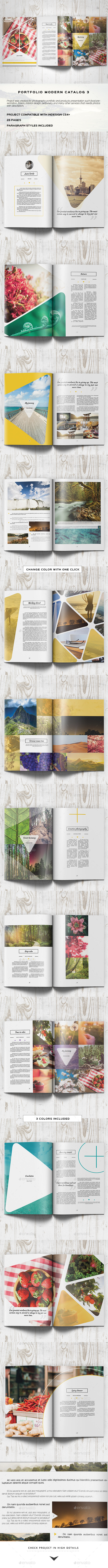 Portfolio Modern Brochure / Catalog 3 - Portfolio Brochures