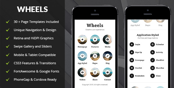 Wheels Mobile - ThemeForest 11801756