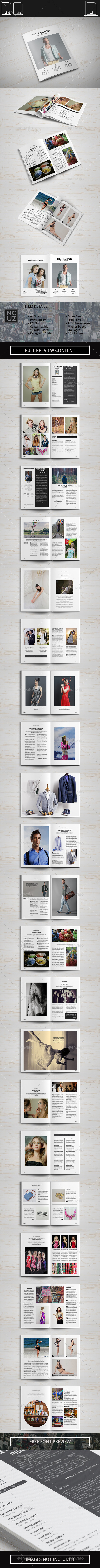 Simple Fashion Magazine - Magazines Print Templates