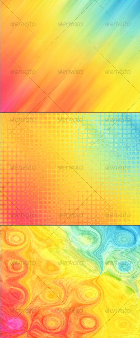 Rainbow Rain Backgrounds - Abstract Backgrounds