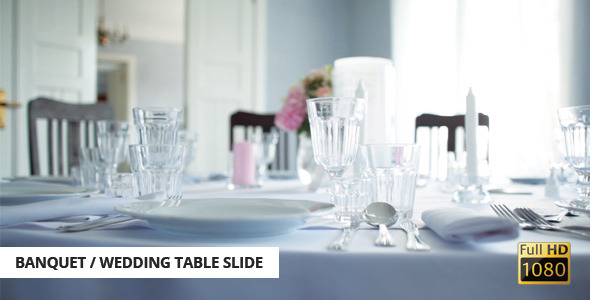 Banquet / Wedding Table Slide