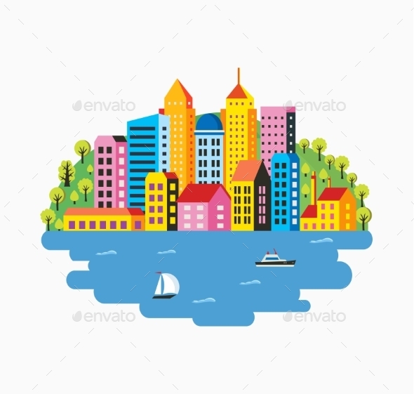 City Infographics - Buildings Objects