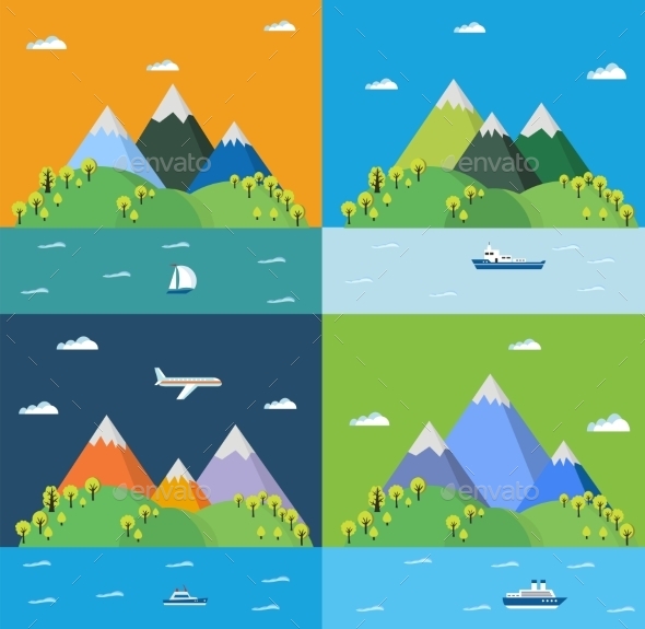 Set Landscape - Landscapes Nature