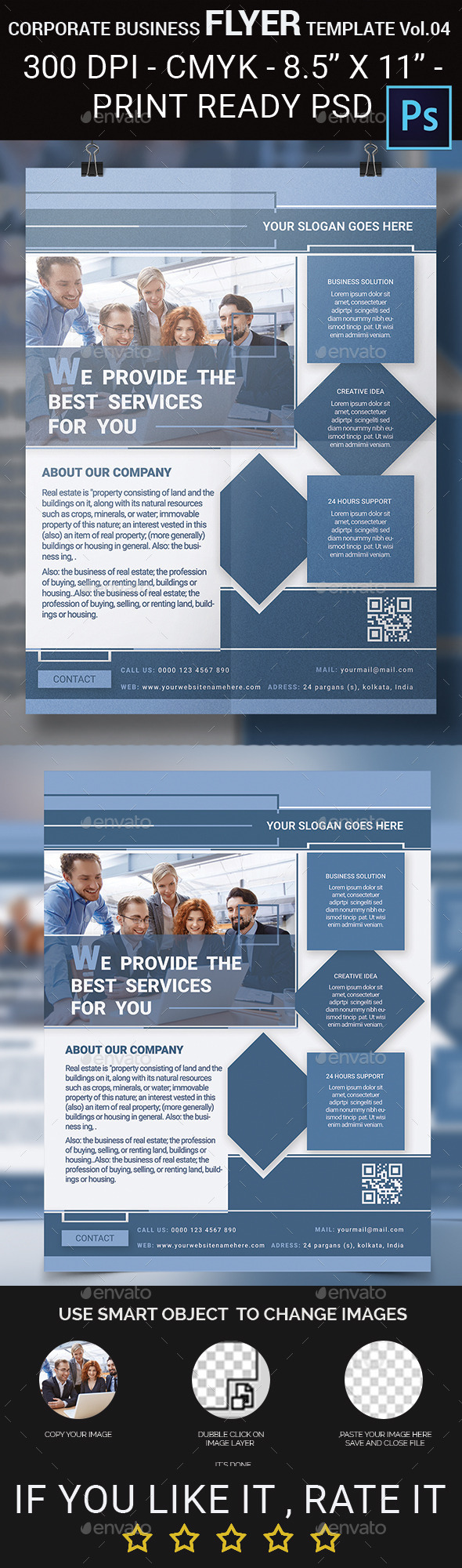 Corporate Business Flyer Template Vol.04 - Corporate Flyers